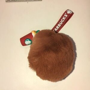 Starbucks Furry Key Chain/Bag Charm Starbucks